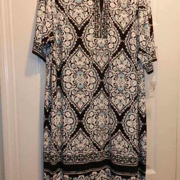 ROZ & ALI BLOUSE EVENING WEAR PLUS SIZE - Picture 5 of 11